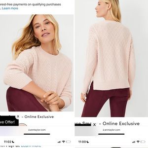 Ann Taylor sweater great condition size medium